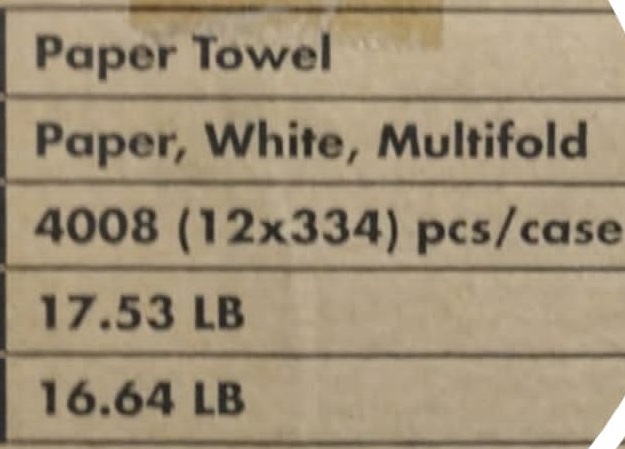 Paper towerl Box 4008 Pcs