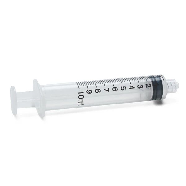 Luer Lock Syrenge 10 cc Non Sterile Color Clear bag 100 Pcs
